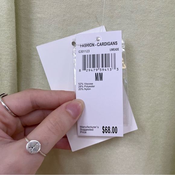 Magaschoni Yellow Flyaway Size M NWT - Picture 3 of 5